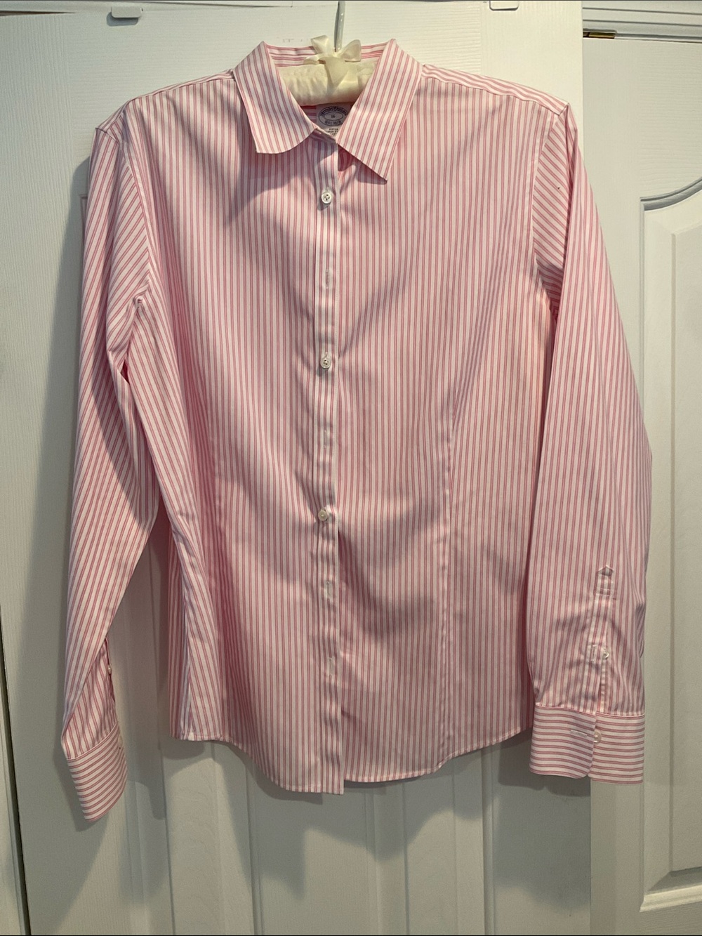 Brooks Brothers Pink Stripe Button-Down Shirt